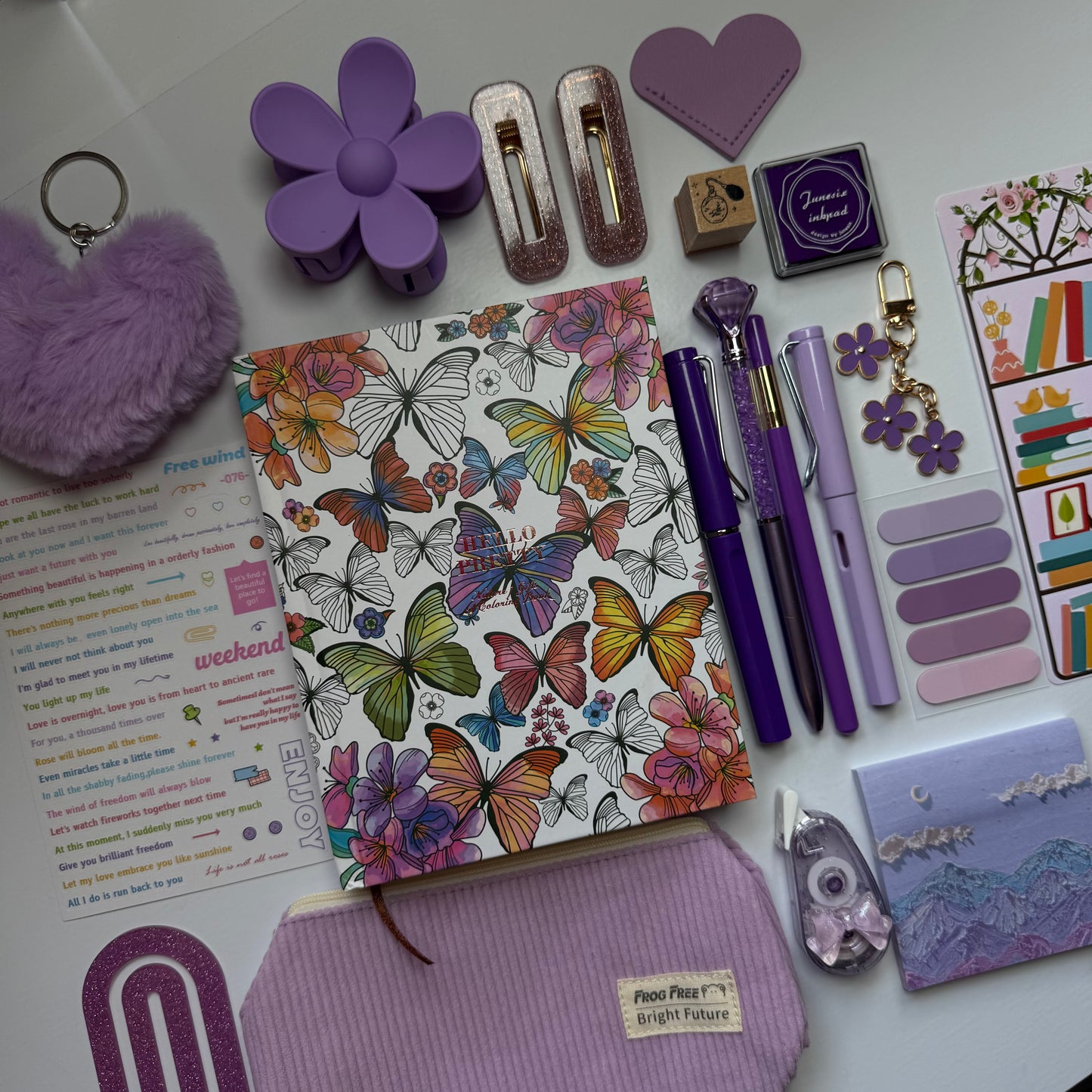Bookish Bundles BATTERFLY VIOLET