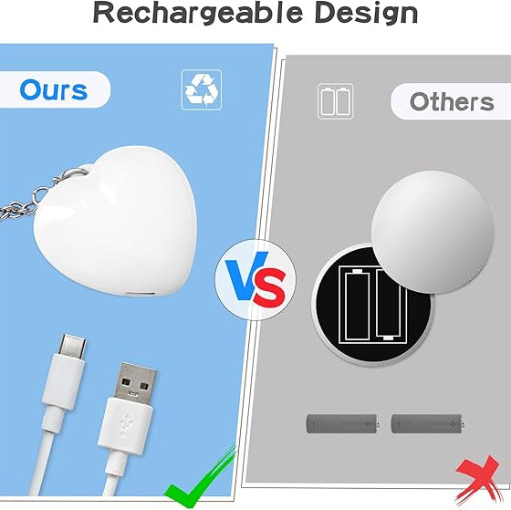 Flashlight keychain for a BAG