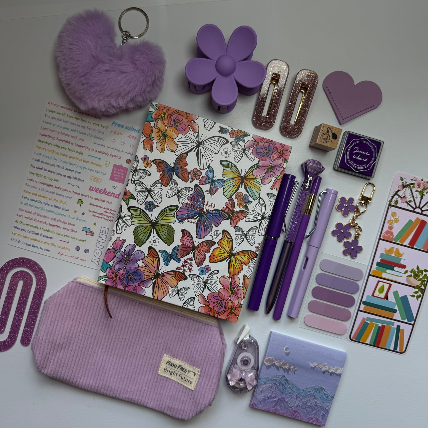Bookish Bundles BATTERFLY VIOLET