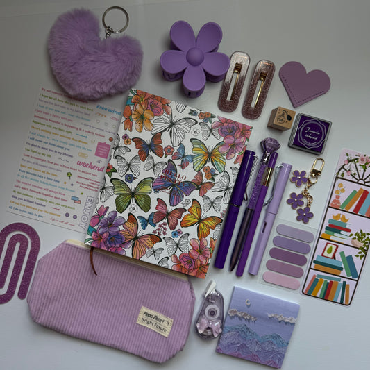 Bookish Bundles BATTERFLY VIOLET