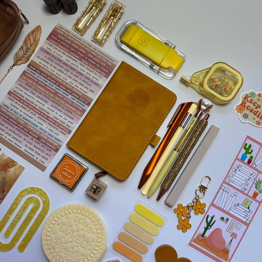 🍯 Golden Glow Stationery Set